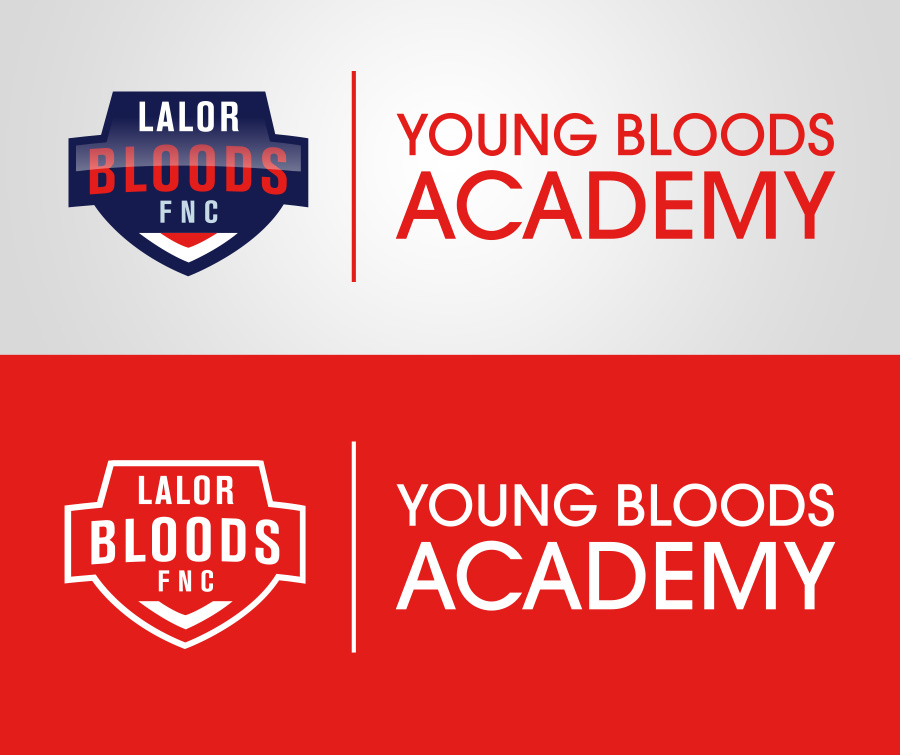 Young Boods Academy logo lockup